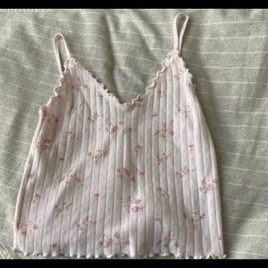 brandy melville pink top!